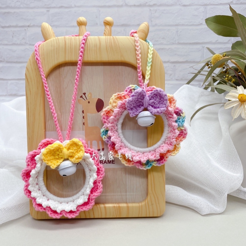 NWT!!! Car Mirror Hanging Accessories 3 pieces materials yarns kit, diy crafts